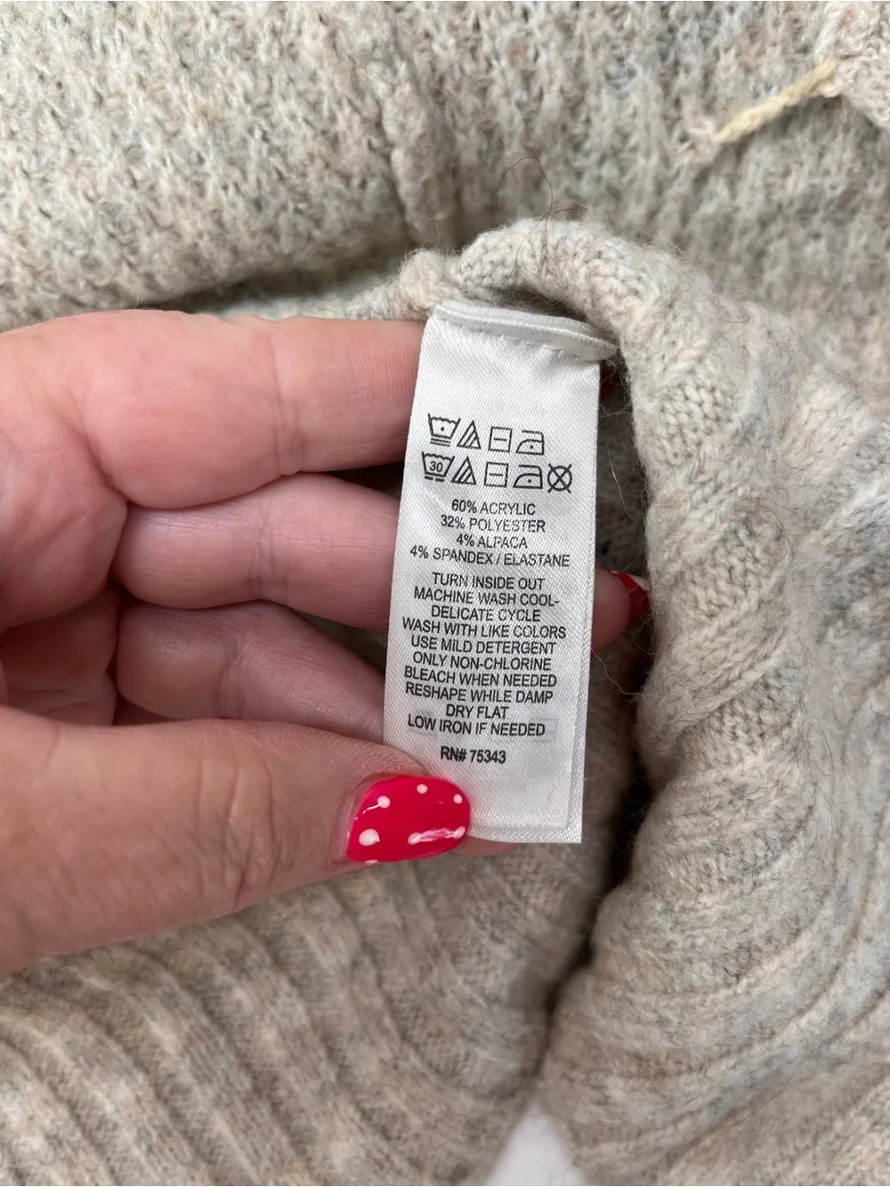 Open-Front Long Cream Knit Cardigan Sweater